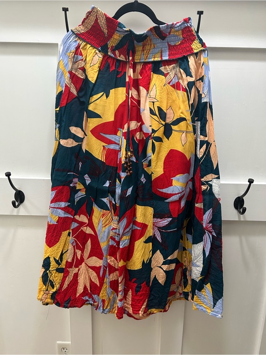 Pants - Bohemian Floral wide leg pants- Multicolor